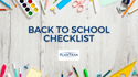 Back to School Checklist