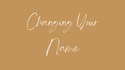 How to change your last name after getting married