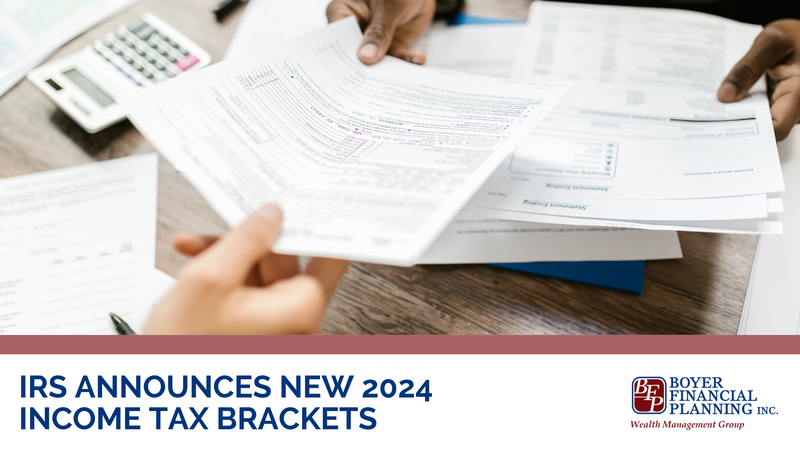 IRS Announces New 2024 Income Tax Brackets
