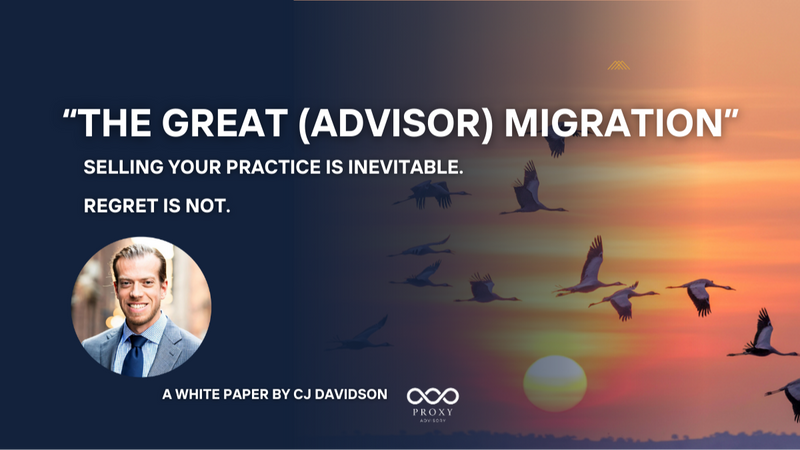The Great (Advisor) Migration