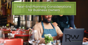 Year End Planning Considerations for Business Owners