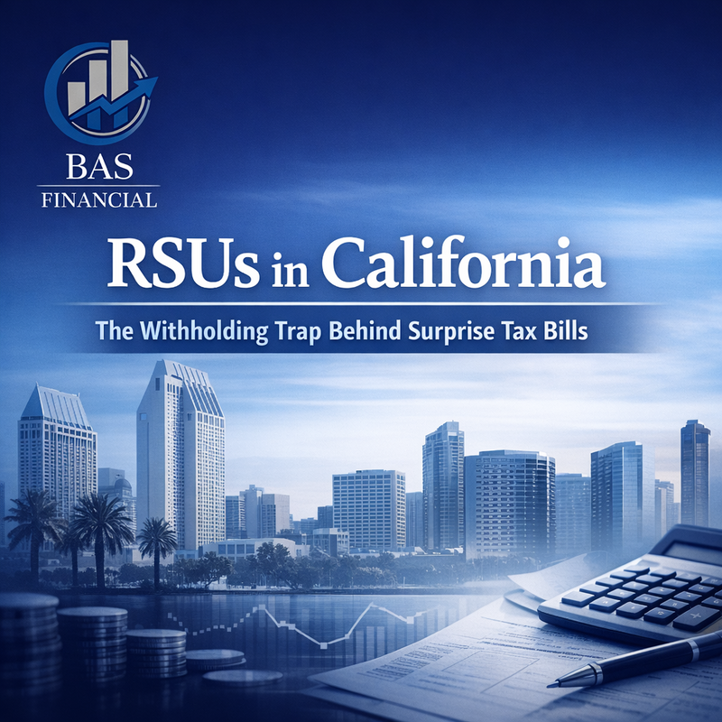 RSUs in California, The Withholding Trap Behind Surprise Tax Bills