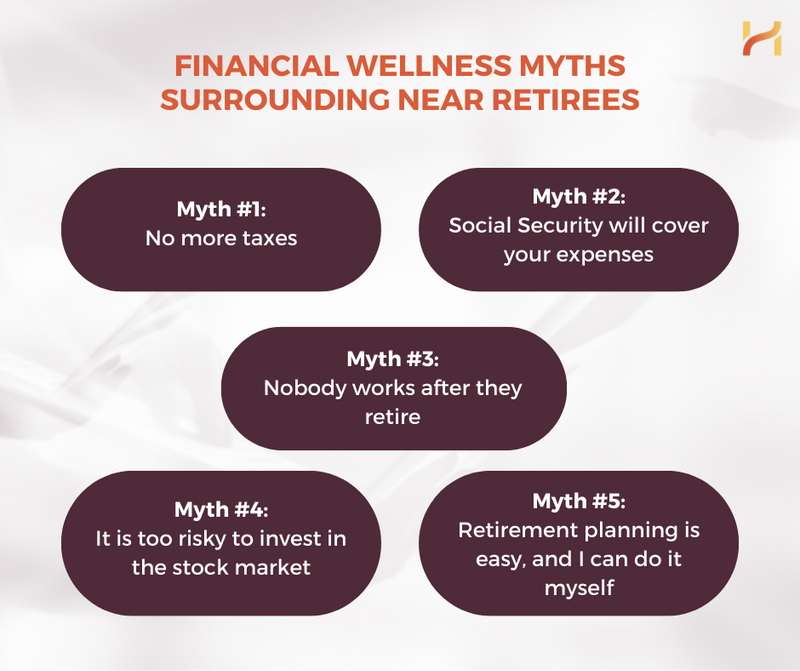 5 Financial Wellness Myths Surrounding Near Retirees