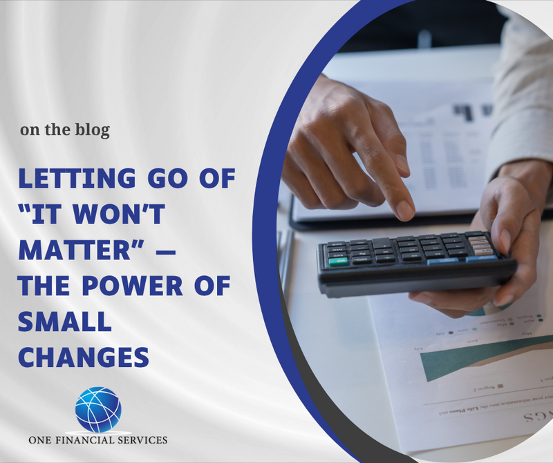 Letting Go of “It Won’t Matter” — The Power of Small Changes