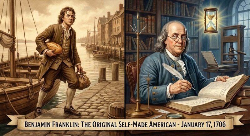 Benjamin Franklin's Birthday: The Original Self-Made American
