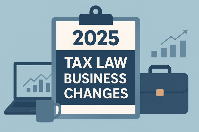 What the 2025 Tax Law Means for Your Business