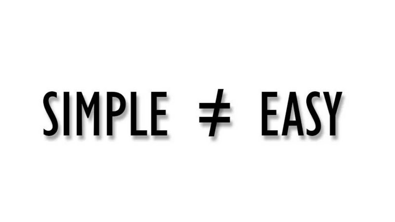 Is it just me or is the SIMPLE not?