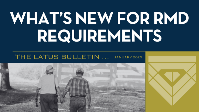 What’s New for RMD Requirements