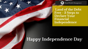 Land of the Debt Free: 3 Steps To Declare Your Financial Independence