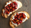 June Recipe - Strawberry Goat Cheese Bruschetta