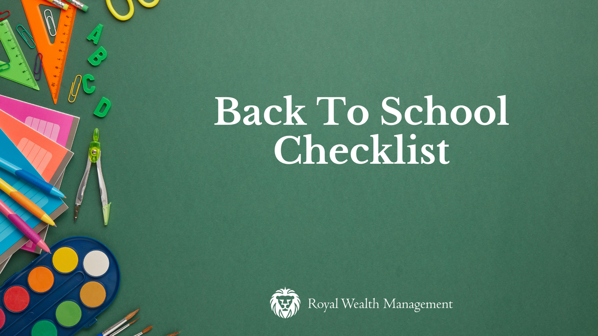 Back to School Checklist