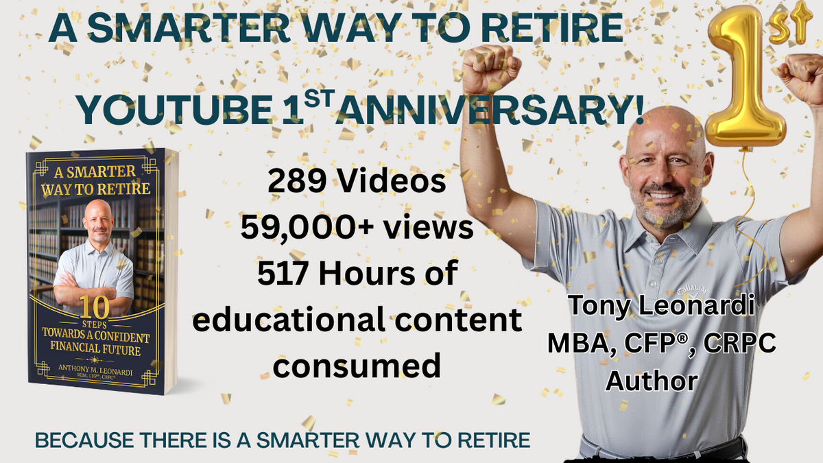 1 Year on YouTube: Why a Financial Model Is Your #1 Tool for Smarter Retirement Strategies