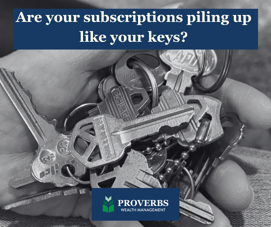 What Do You Subscribe To?