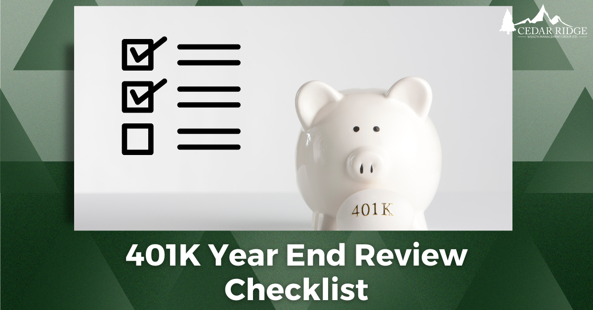 Your Traditional 401(k) Year-End Review Checklist