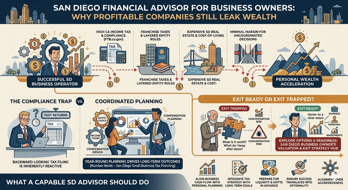 San Diego Financial Advisor for Business Owners: Why Profitable Companies Still Leak Wealth