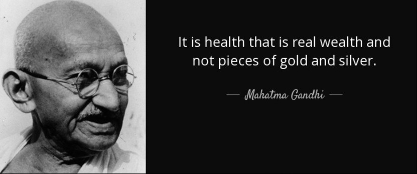 On the Commonalities Between Wealth and Health
