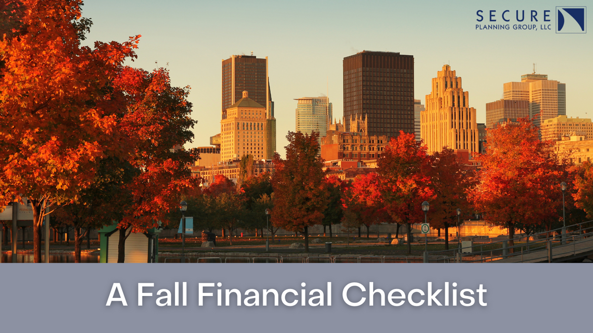 A Fall Financial Checklist