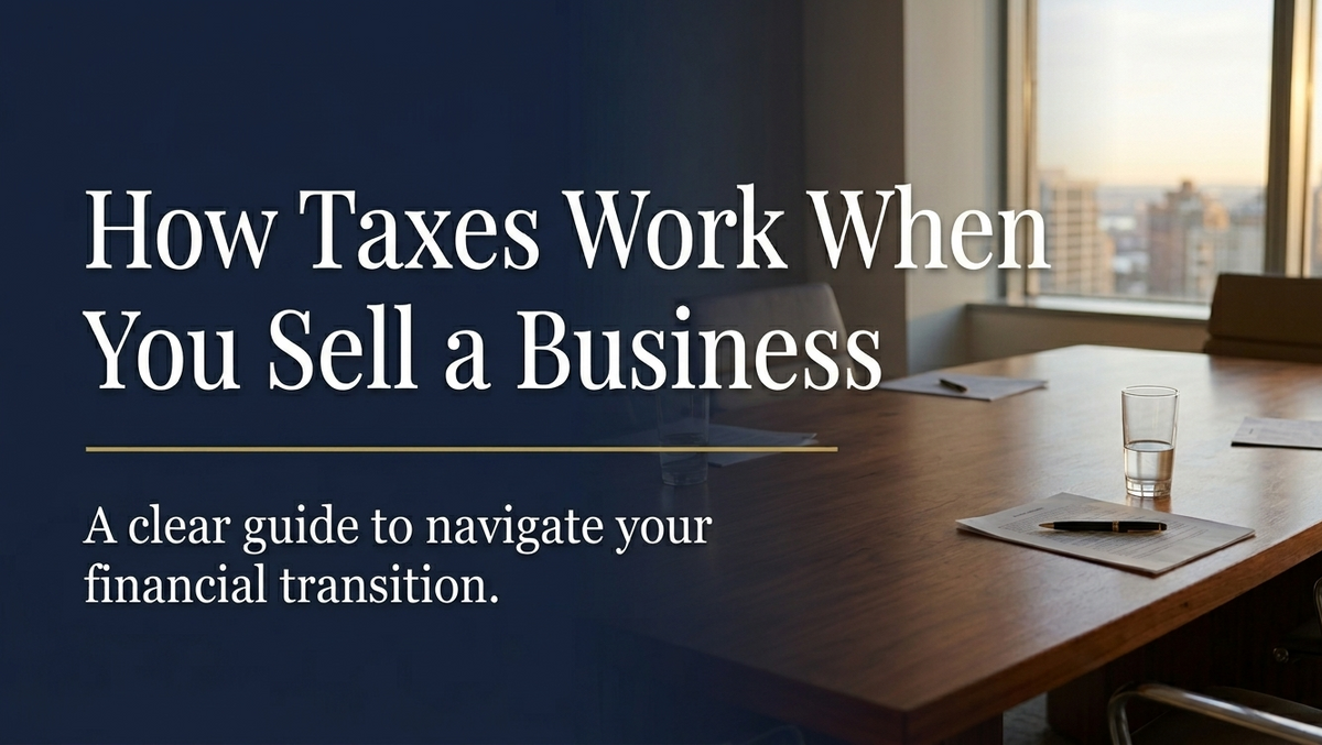 How Taxes Work When You Sell a Business