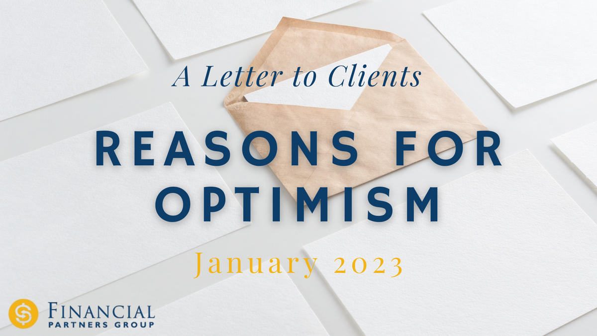 Reasons for Optimism