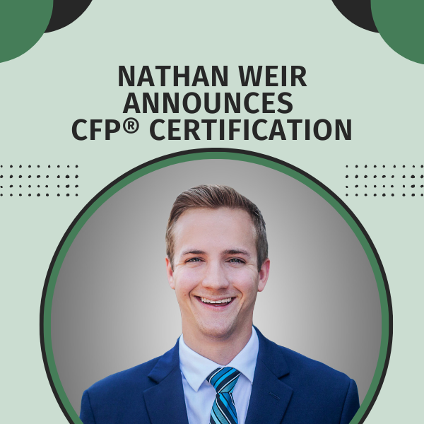 Nathan Weir is now a CFP®