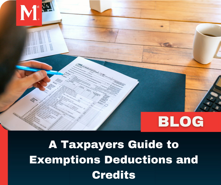 A Taxpayer’s Guide to Exemptions, Deductions, and Credits