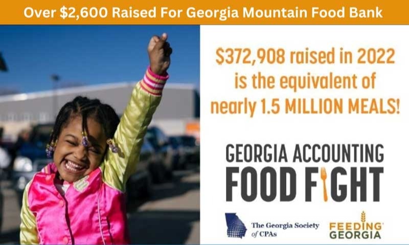 Rushton Earns Top Regional Performer in Georgia Accounting Food Fight