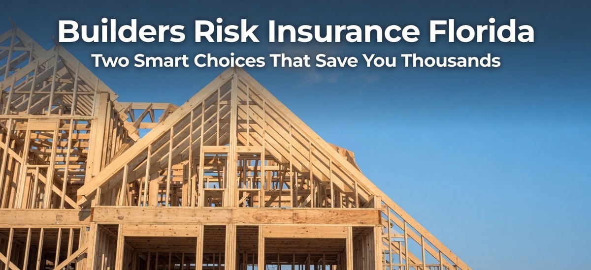 From Builders Risk to Homeowners Insurance: Two Smart Choices That Save Florida Homeowners Thousands