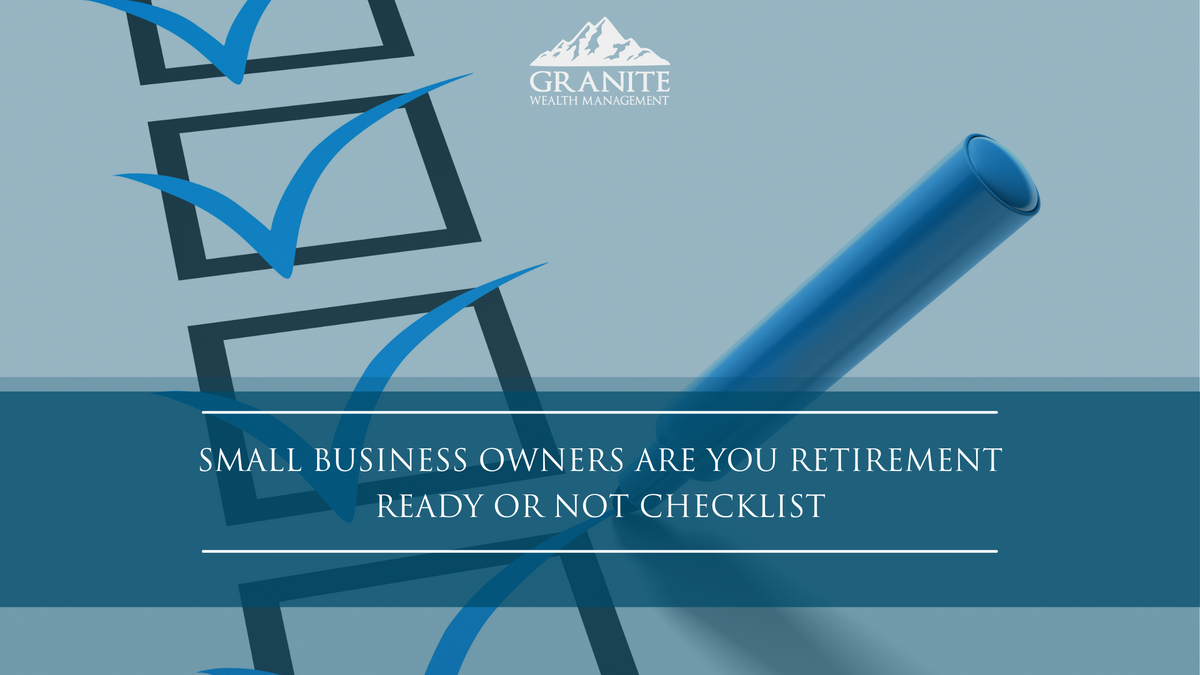 Small Business Owners Are You Ready or Not Checklist