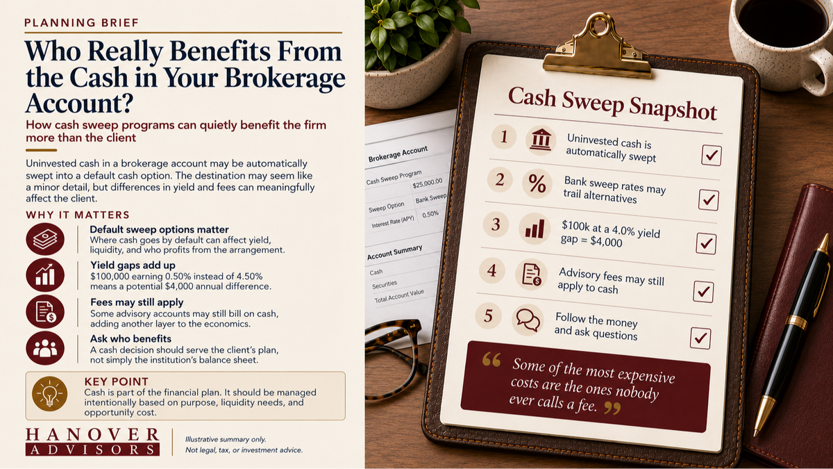 Who Really Benefits From the Cash in Your Brokerage Account?