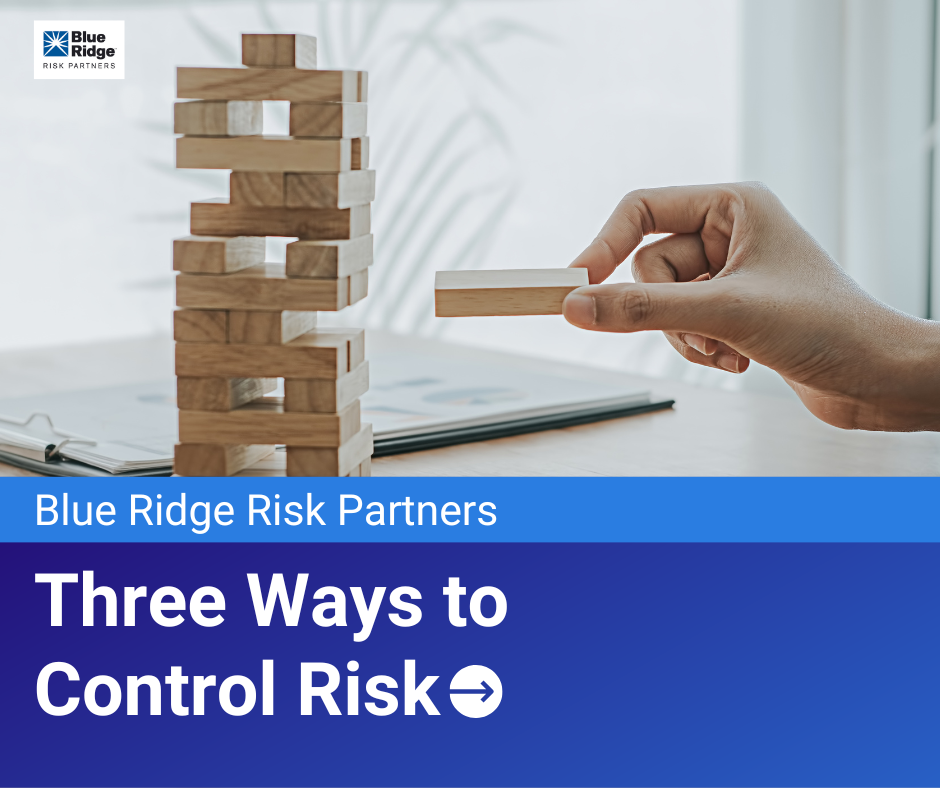 Three Ways to Control Risk | Blue Ridge Risk Partners