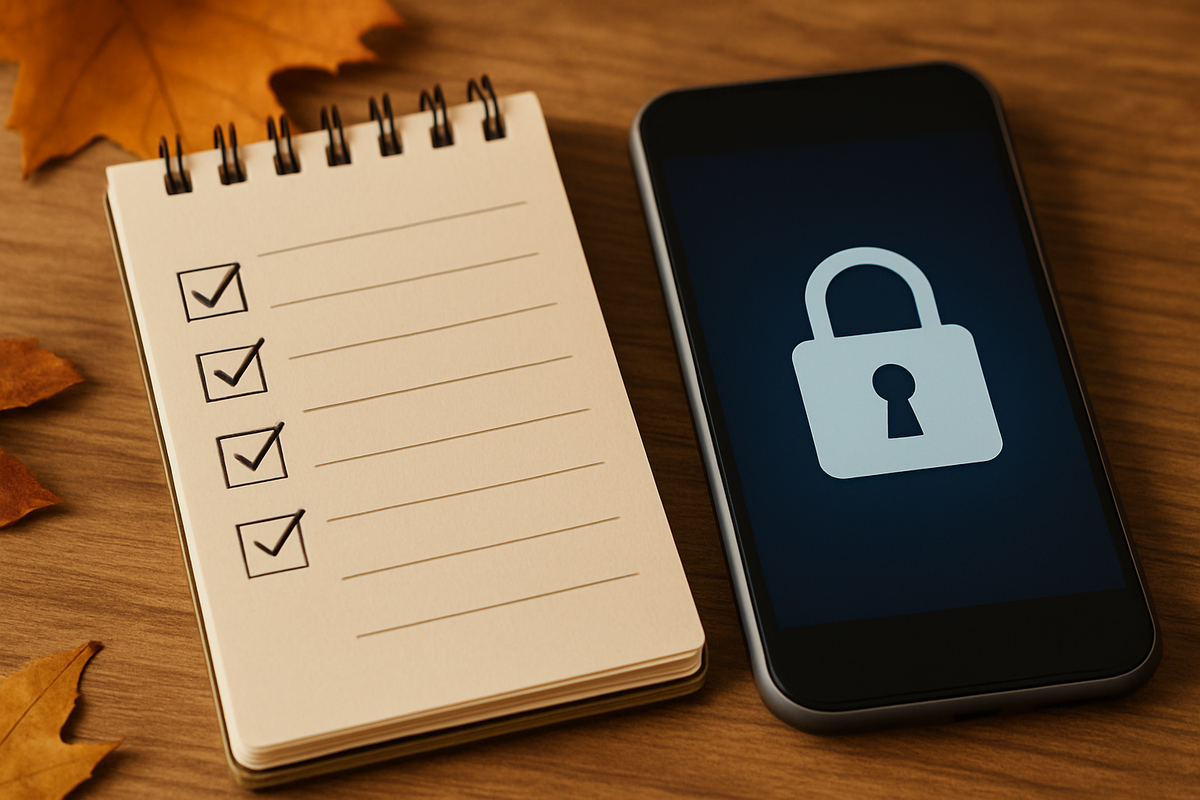 The Fall Reset: Five Steps to Secure Your Finances and Your Digital Life