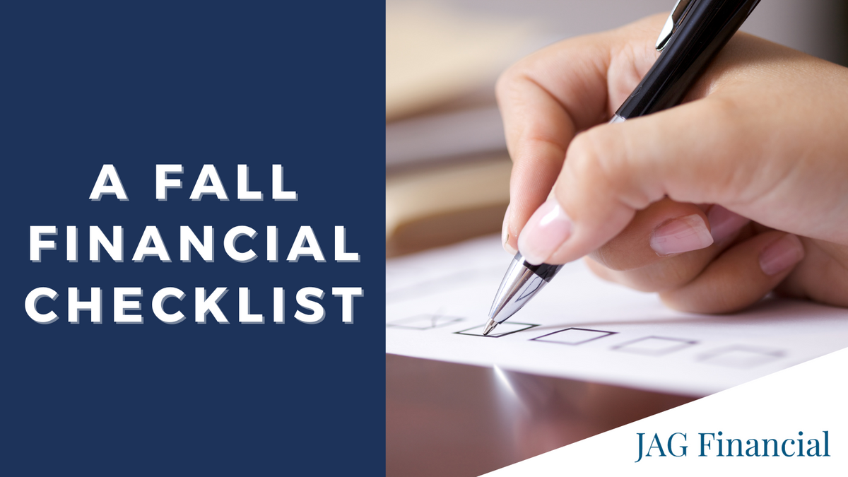 A Fall Financial Checklist