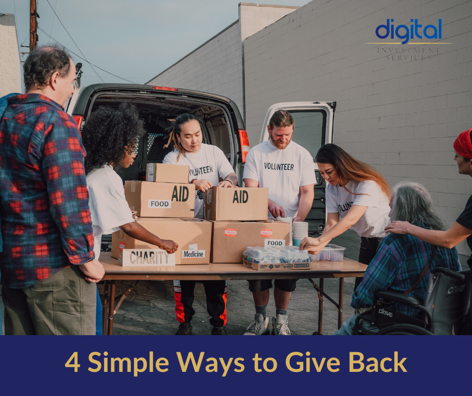 4 Simple Ways to Give Back