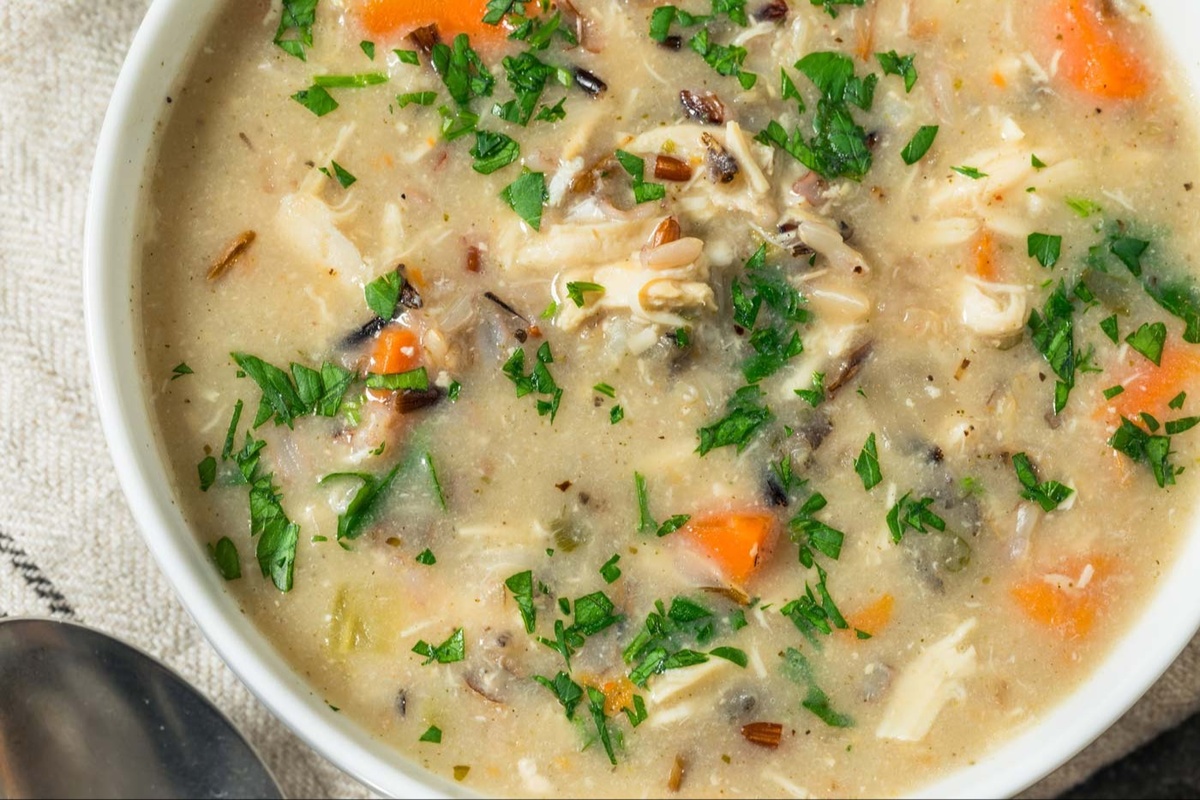 🥣 Creamy Chicken & Wild Rice Soup
