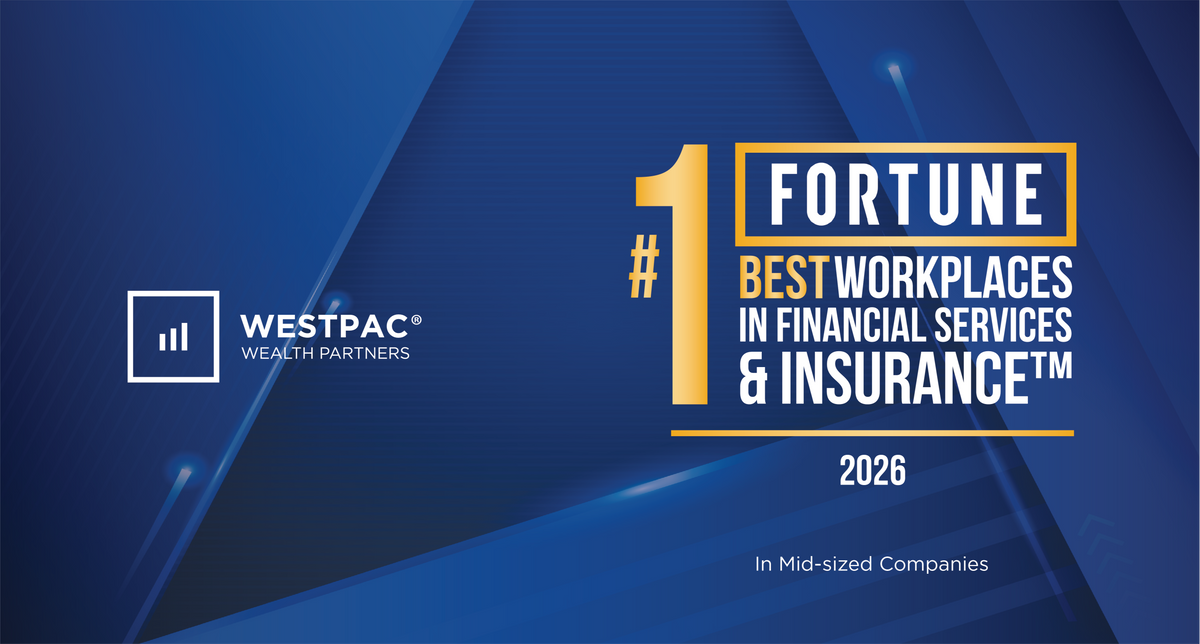 WestPac Named No. 1 on the 2026 Best Workplaces in Financial Services & Insurance™ List