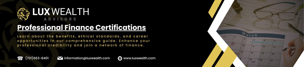 Empowering Your Finance Career: The Value of Professional Certifications