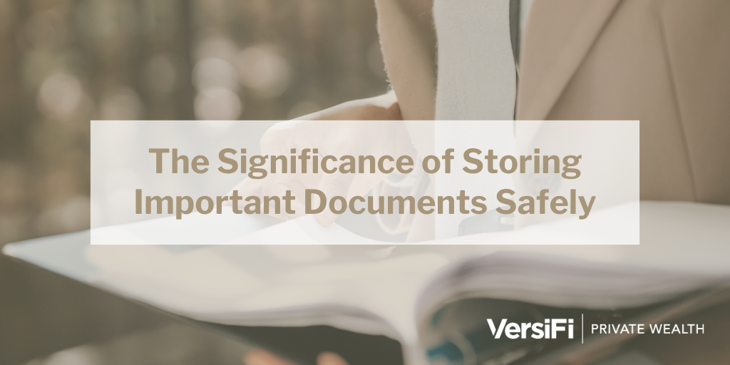 The Significance of Storing Important Documents Safely