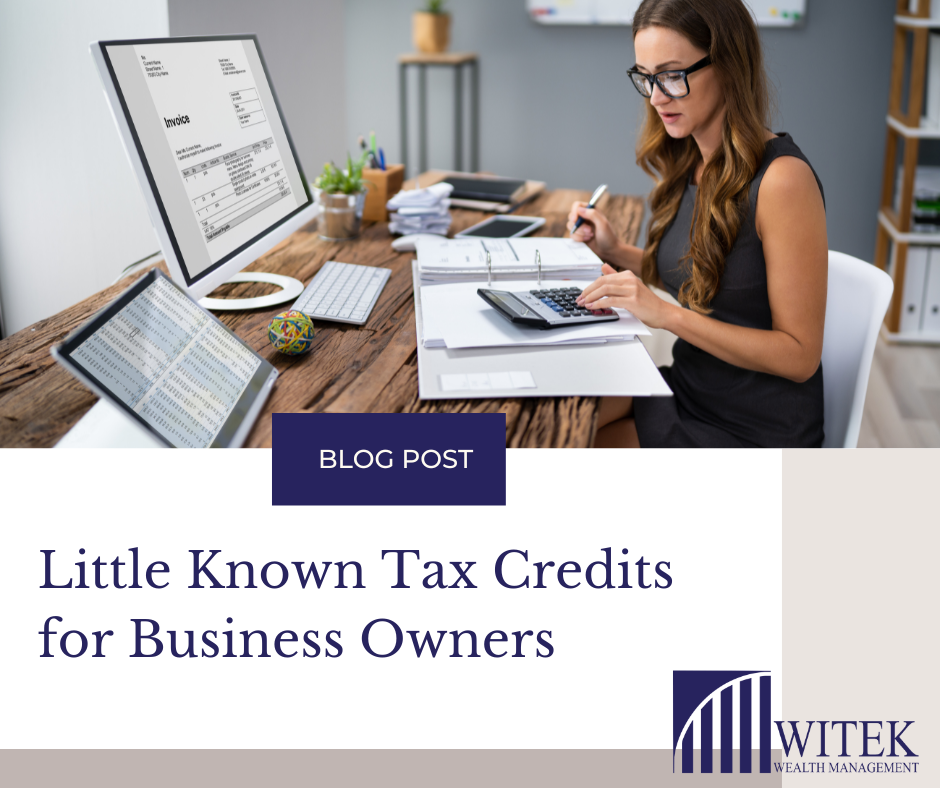Little Known Tax Credits for Business Owners