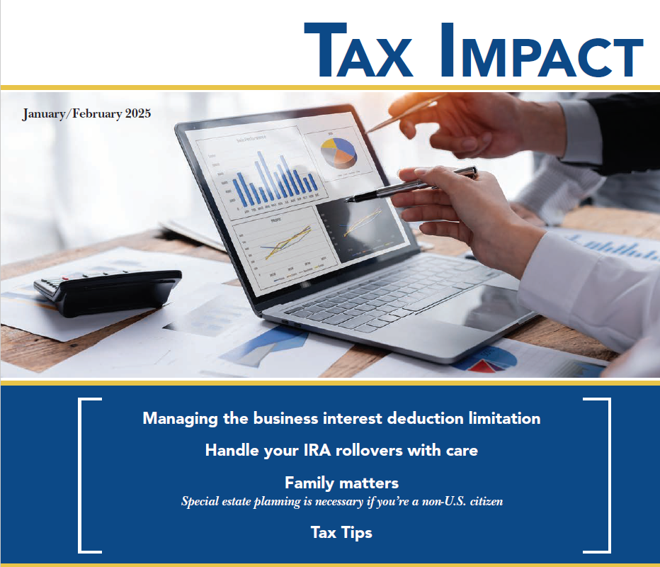 January / February 2025 Tax Impact