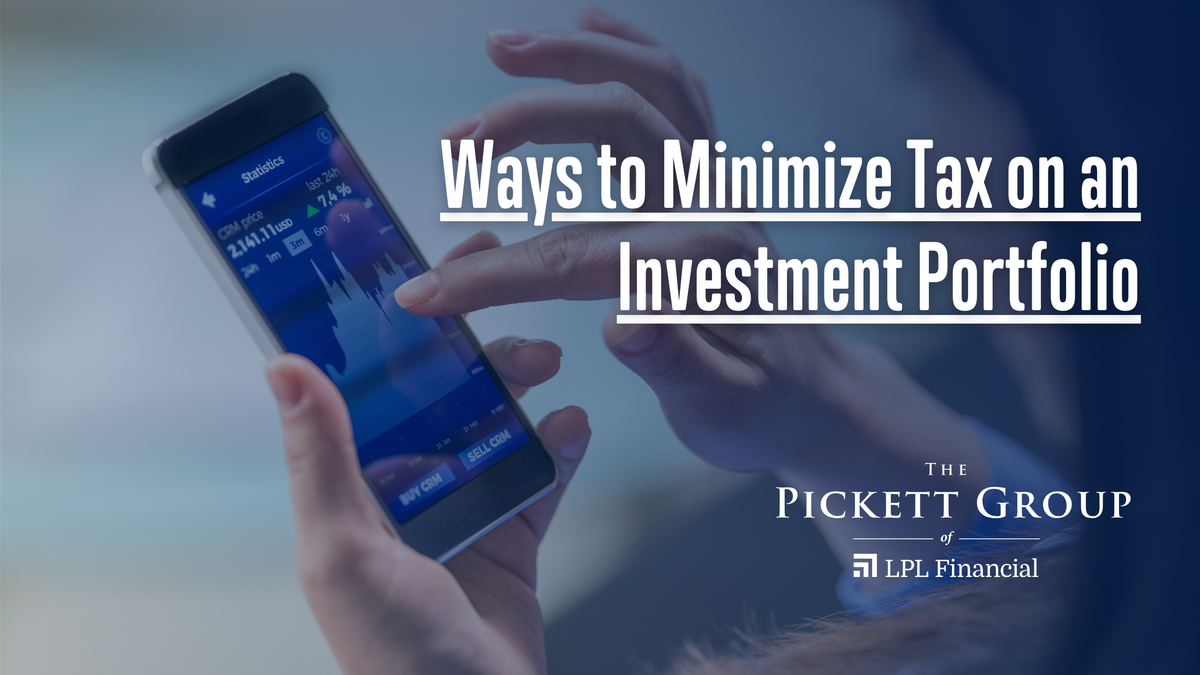 Ways to Minimize Tax on an Investment Portfolio