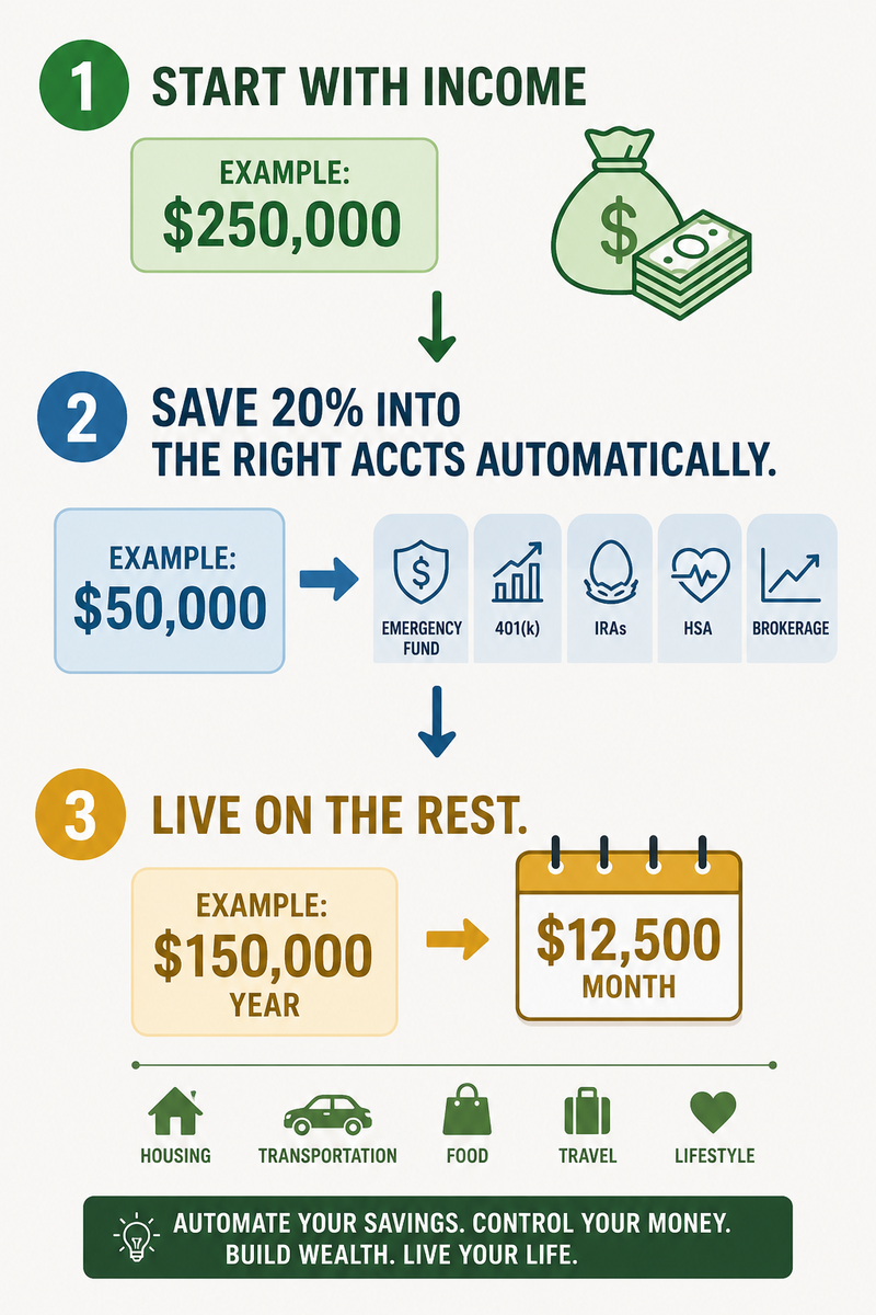 Pay Yourself Too: A Reverse Budget Strategy for Building Wealth