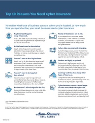 Top 10 Reasons You Need Cyber Insurance
