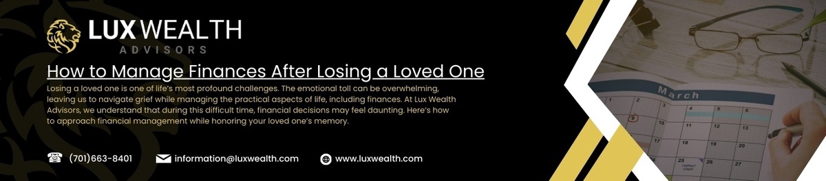 How to Manage Finances After Losing a Loved One