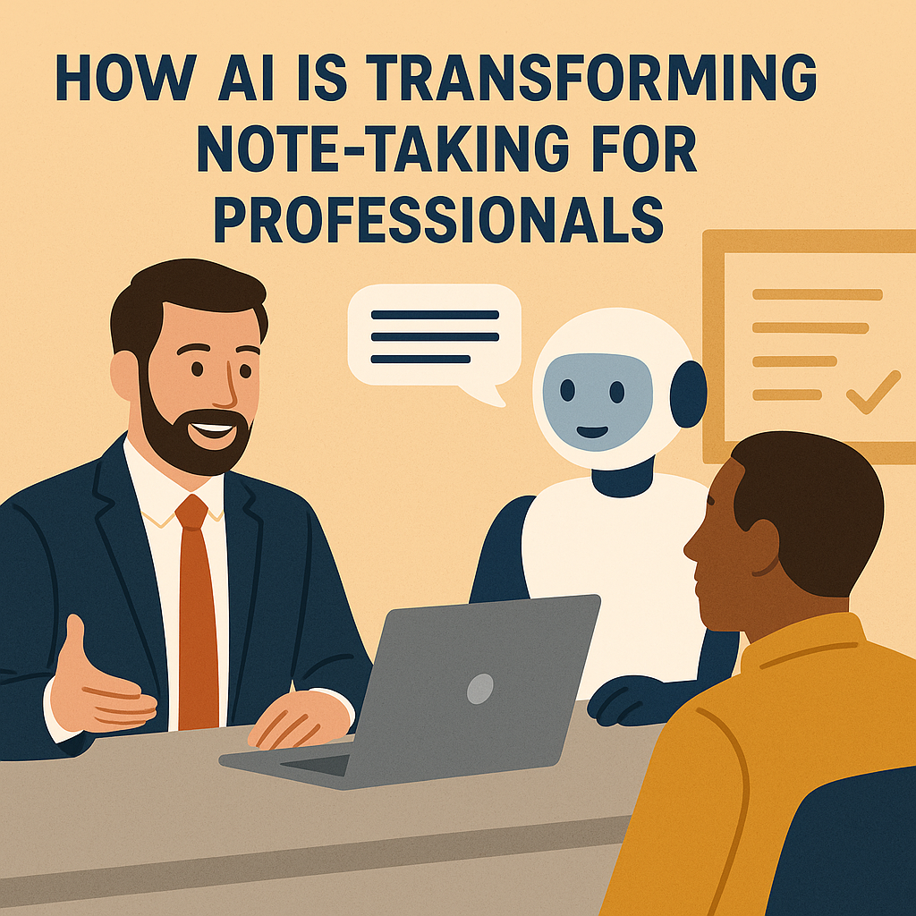 How AI Is Transforming Note-Taking for Professionals