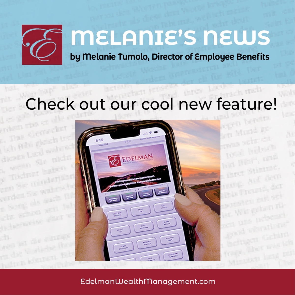 Check Out Our Cool New Feature!