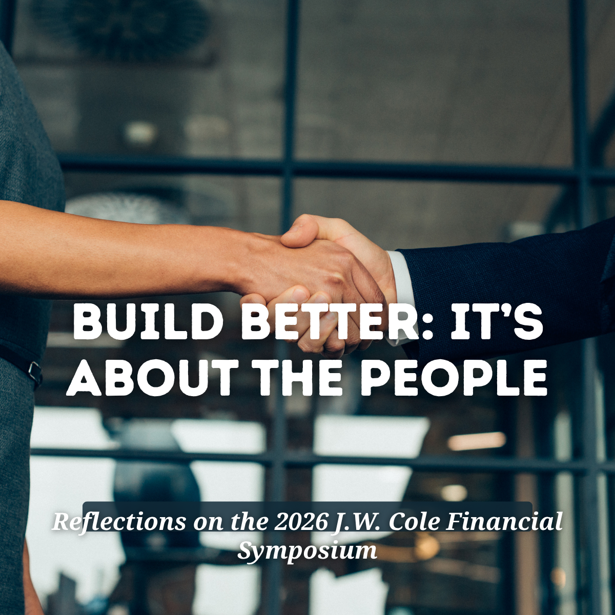 Build Better: It's About the People