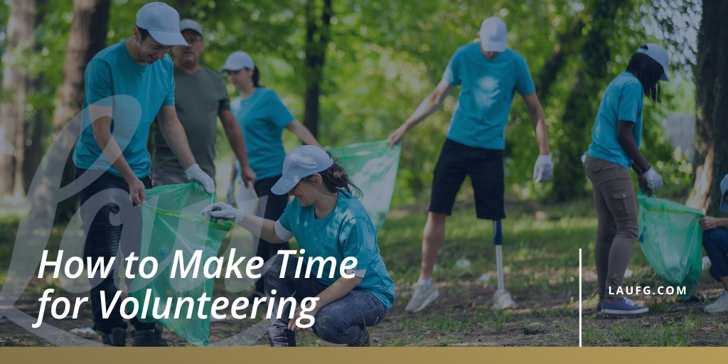 How to Make Time for Volunteering