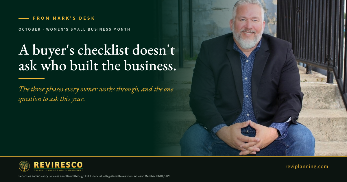 A Buyer's Checklist Doesn't Ask Who Built the Business