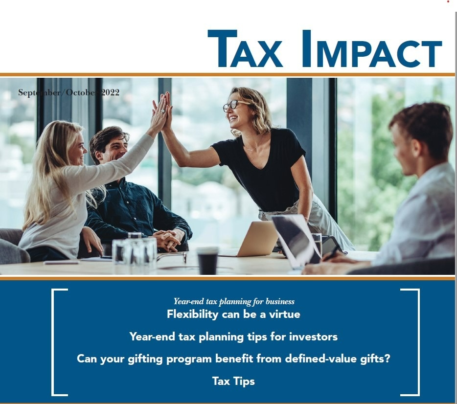 September / October Tax Impact
