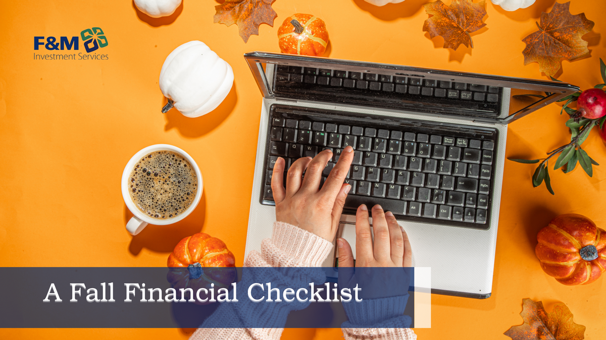 A Fall Financial Checklist